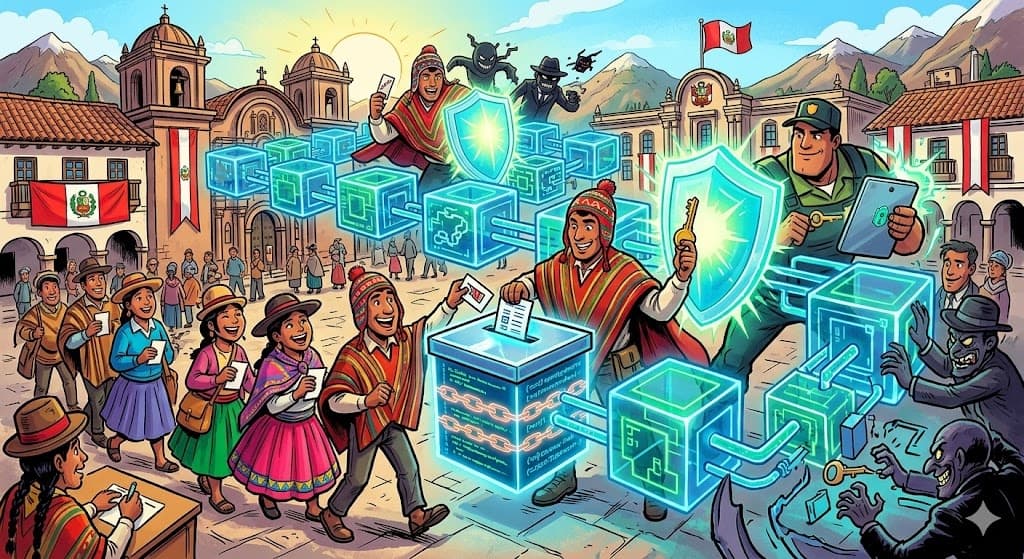 ¿Puede el blockchain salvar las elecciones peruanas? La tecnología que promete votos sin manipulación